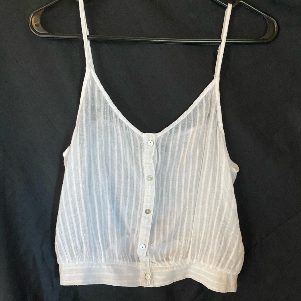 Rustys beachy white tank
